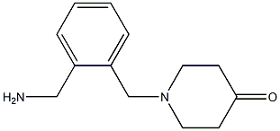 1-[2-(AMINOMETHYL)BENZYL]PIPERIDIN-4-ONE Struktur