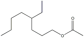 4-ETHYL-1-OCTYL ACETATE Struktur