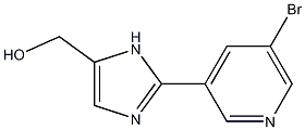 2-(5-BROMOPYRIDIN-3-YL)-5-HYDROXYMETHYLIMIDAZOLE Struktur