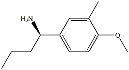 (1R)-1-(4-METHOXY-3-METHYLPHENYL)BUTYLAMINE Struktur