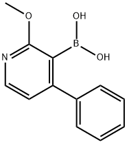 2-METHOXY-4-PHENYLPYRIDINE-3-BORONIC ACID Struktur