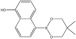 5-(5,5-DIMETHYL-1,3,2-DIOXABORINAN-2-YL)-1-NAPHTHOL Struktur