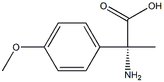 (2R)-2-AMINO-2-(4-METHOXYPHENYL)PROPANOIC ACID Struktur