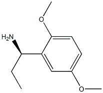 (1R)-1-(2,5-DIMETHOXYPHENYL)PROPYLAMINE Struktur