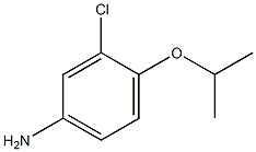 3-CHLORO-4-ISOPROPOXY-PHENYLAMINE Struktur