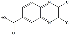 2,3-DICHLOROQUINOXALINE-6-CARBOXYLIC ACID Struktur