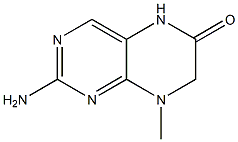 2-AMINO-8-METHYL-7,8-DIHYDROPTERIDIN-6(5H)-ONE Struktur