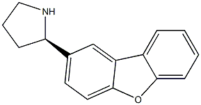 2-((2R)PYRROLIDIN-2-YL)DIBENZO[B,D]FURAN Struktur