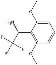 (1R)-1-(2,6-DIMETHOXYPHENYL)-2,2,2-TRIFLUOROETHYLAMINE Struktur