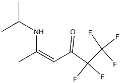 1,1,1,2,2-PENTAFLUORO-5-(ISOPROPYLIMINO)HEX-4-(Z)-ENE-3-ONE Struktur