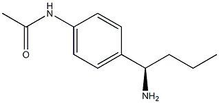 N-[4-((1R)-1-AMINOBUTYL)PHENYL]ACETAMIDE Struktur