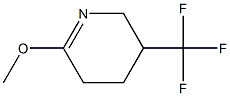 6-METHOXY-3-(TRIFLUOROMETHYL)-2,3,4,5-TETRAHYDROPYRIDINE Struktur