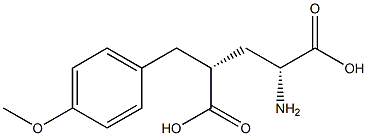 (2R,4R)-2-AMINO-4-(4-METHOXY-BENZYL)-PENTANEDIOIC ACID Struktur