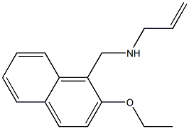 N-((2-ETHOXY-1-NAPHTHYL)METHYL)PROP-2-EN-1-AMINE Struktur