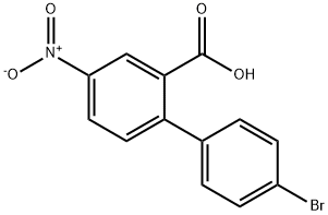 4'-BROMO-4-NITRO[1,1'-BIPHENYL]-2-CARBOXYLIC ACID Struktur