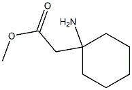 (1-AMINO-CYCLOHEXYL)-ACETIC ACID METHYL ESTER Struktur