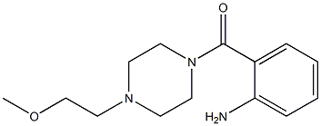 2-[[4-(2-METHOXYETHYL)PIPERAZIN-1-YL]CARBONYL]ANILINE Struktur