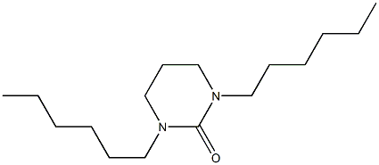 1,3-DIHEXYL-TETRAHYDRO-PYRIMIDIN-2-ONE Struktur