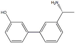 3-[3-((1R)-1-AMINOETHYL)PHENYL]PHENOL Struktur