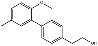 4-(2-METHOXY-5-METHYLPHENYL)PHENETHYL ALCOHOL Struktur