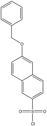 6-BENZYLOXY-NAPHTHALENE-2-SULFONYL CHLORIDE Struktur