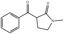 3-BENZOYL-1-METHYL-PYRROLIDIN-2-ONE Struktur