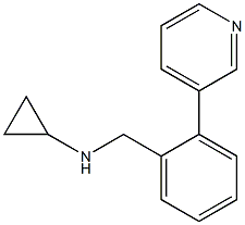 (1R)CYCLOPROPYL(2-(3-PYRIDYL)PHENYL)METHYLAMINE Struktur