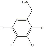 3-CHLORO-2,4,5-TRIFLUOROBENZYLAMINE Struktur