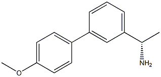 (1S)-1-[3-(4-METHOXYPHENYL)PHENYL]ETHYLAMINE Struktur