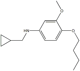 (1S)(4-BUTOXY-3-METHOXYPHENYL)CYCLOPROPYLMETHYLAMINE Struktur