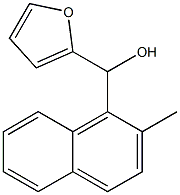 2-FURYL-(2-METHYL-1-NAPHTHYL)METHANOL Struktur