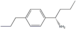 (1S)-1-(4-PROPYLPHENYL)BUTYLAMINE Struktur