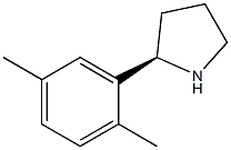 (R)-2-(2,5-DIMETHYLPHENYL)PYRROLIDINE Struktur