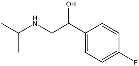 1-(4-FLUORO-PHENYL)-2-ISOPROPYLAMINO-ETHANOL Struktur