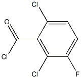 2,6-DICHLORO-5-FLUOROBENZOYL CHLORIDE Struktur