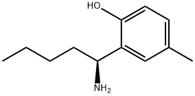 2-((1S)-1-AMINOPENTYL)-4-METHYLPHENOL Struktur