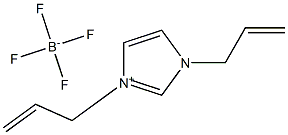 1,3-DIALLYLIMIDAZOLIUM TETRAFLUOROBORATE Struktur