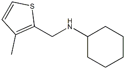 N-((3-METHYLTHIEN-2-YL)METHYL)CYCLOHEXANAMINE Struktur