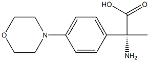 (2R)-2-AMINO-2-(4-MORPHOLIN-4-YLPHENYL)PROPANOIC ACID Struktur