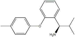 (1R)-2-METHYL-1-[2-(4-METHYLPHENOXY)PHENYL]PROPYLAMINE Struktur