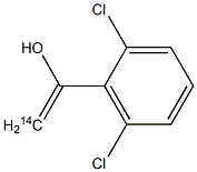 2,6-DICHLOROBENZYL ALCOHOL, [METHYLENE-14C]- Struktur