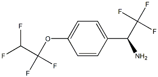 (1S)-2,2,2-TRIFLUORO-1-[4-(1,1,2,2-TETRAFLUOROETHOXY)PHENYL]ETHYLAMINE Struktur