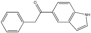 1-(1H-INDOL-5-YL)-2-PHENYL-ETHANONE Struktur