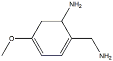 2-(AMINOMETHYL)-5-METHOXYCYCLOHEXA-2,4-DIEN-1-AMINE Struktur