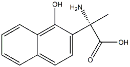 (2S)-2-AMINO-2-(1-HYDROXY(2-NAPHTHYL))PROPANOIC ACID Struktur