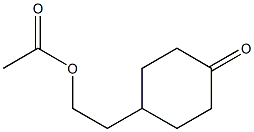 ACETIC ACID 2-(4-OXO-CYCLOHEXYL)-ETHYL ESTER Struktur