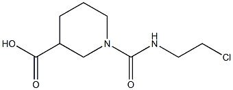 1-([(2-CHLOROETHYL)AMINO]CARBONYL)PIPERIDINE-3-CARBOXYLIC ACID Struktur