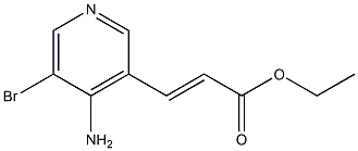 3-(4-AMINO-5-BROMO-PYRIDIN-3-YL)-ACRYLIC ACID ETHYL ESTER