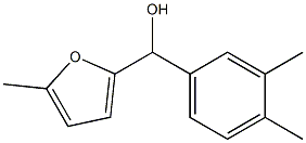 3,4-DIMETHYLPHENYL-(5-METHYL-2-FURYL)METHANOL Struktur