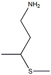 3-(METHYLTHIO)BUTYLAMINE Struktur